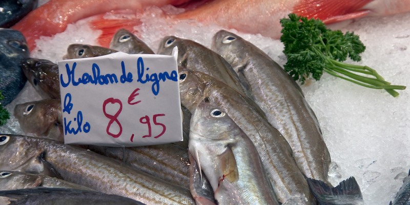 Fish at the Puteaux market