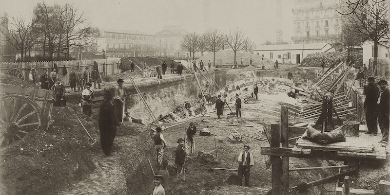 Metro construction, 1898