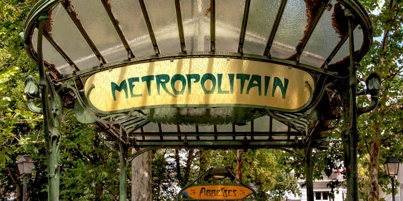 Metro Entrance by Hector Guimard