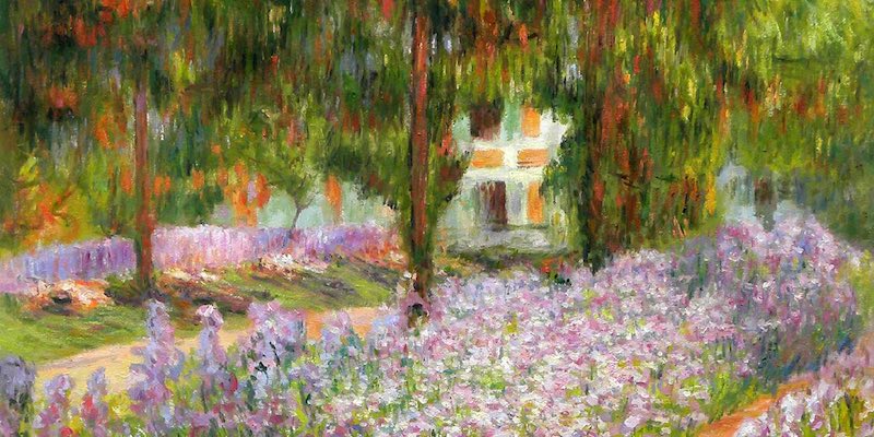 Garden Irises, Monet