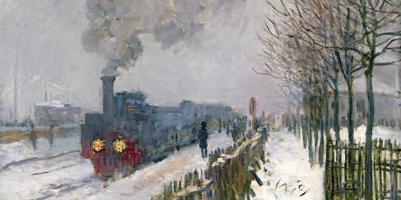 Monet, Le Train dans le Neige