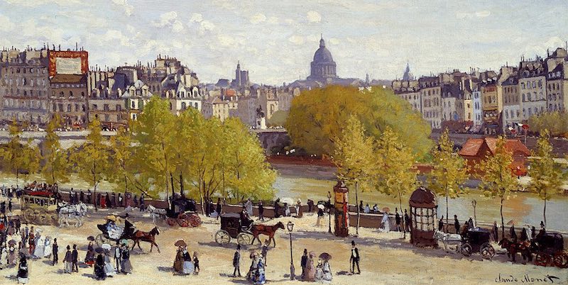 Quai du Louvre by Monet