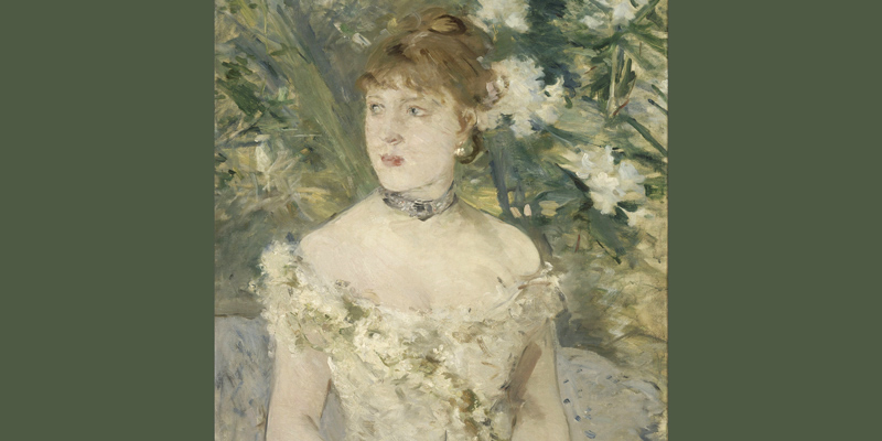 Morisot, Jeune femme en Toilette de Bal