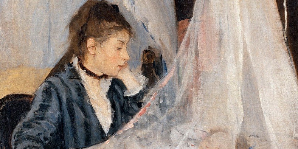 Morisot, Le Berceau, detail