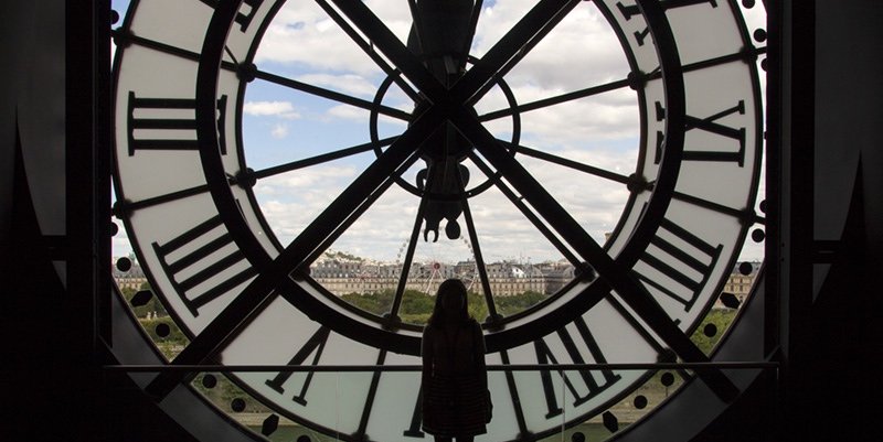 Musée d'Orsay clock from interior, photo by Mark Craft