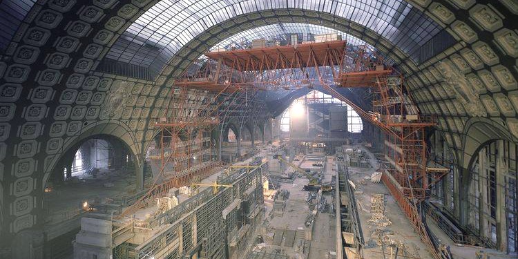 Musée d'Orsay construction, 1984