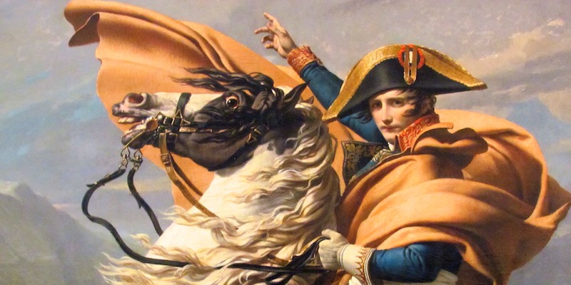 Napoleon on horseback