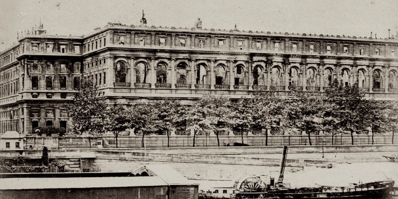 Palais d'Orsay after the Commune-inspired fire, 1871