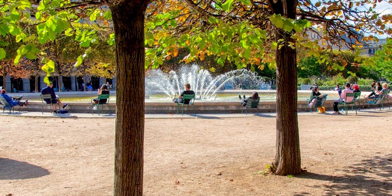 Palais Royal garden & fountain