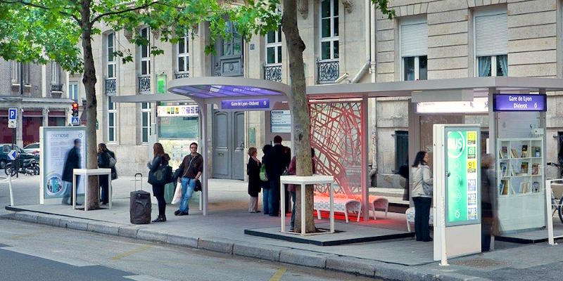 Paris Bus Stop