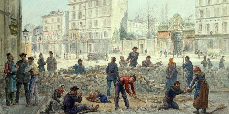 Barricades at Place Blanche
