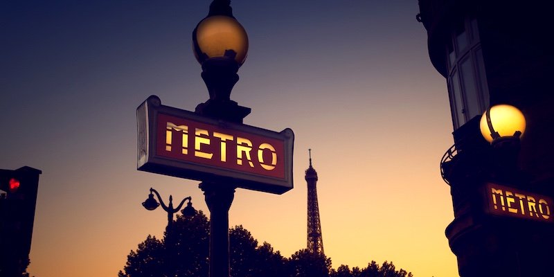 Metro & the Eiffel Tower