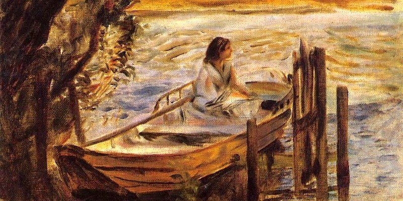 Renoir, Jeune Femme dans une Barque