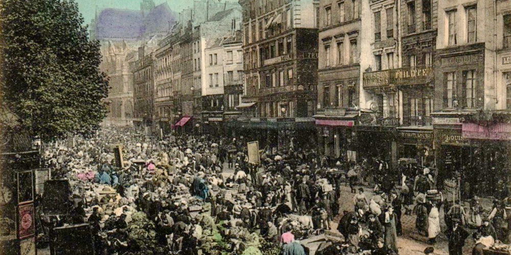 Rue Rambuteau & Les Halles in the 19th Century