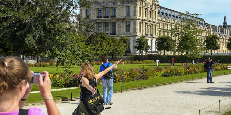 Tuileries in summer