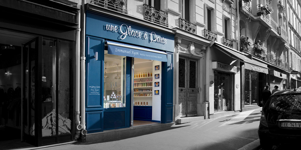 Une Glace a Paris, website