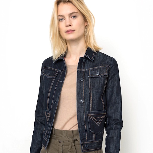 A Cropped Jean Jacket