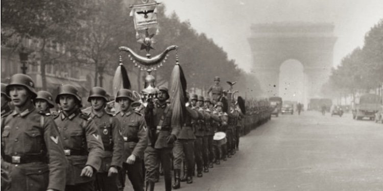 German troops in Paris, World War II